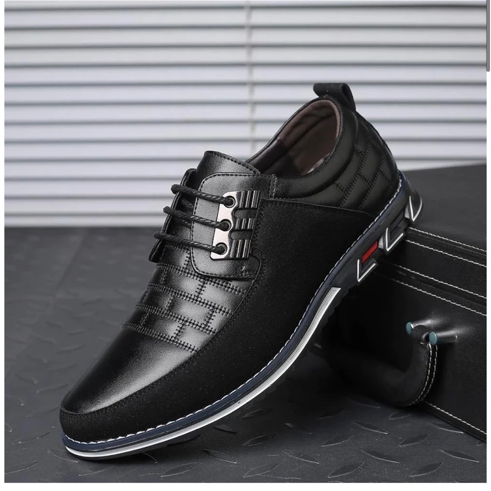 New Madixa Harvards Leather Shoes Size 8 Black